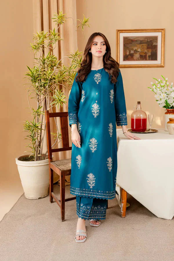 Melyvin 2pc Embroidered suit